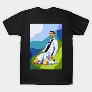 Cristiano Ronaldo in Wpap Pop Art T-Shirt